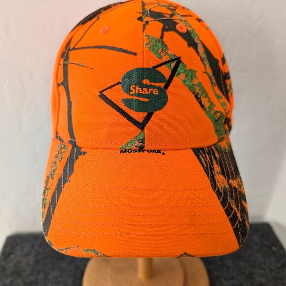 KATI Baseball Hat Unisex OS Orange Mossy Oak Flex Strap Logo Hunting Sports Cap - Picture 6 of 13